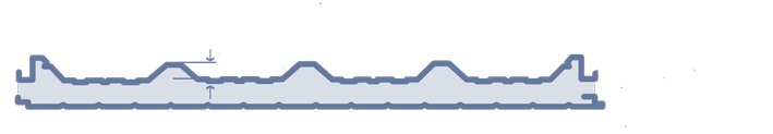 Corte de sección de Multytecho